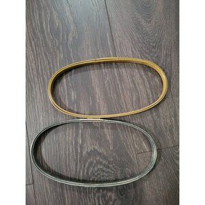 Lot 2 Vintage Metal Oval Embroidery Cross Stitch Craft Hoops 9in Spring Tension